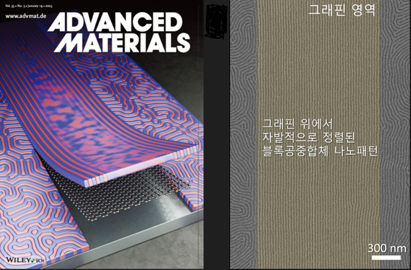 충남대-UNIST-KAIST 공동 연구팀 그래핀 등 2차원소재를 손쉽게 나노패턴화 할 수 있는 자기조립 나노패터닝 기술 개발
